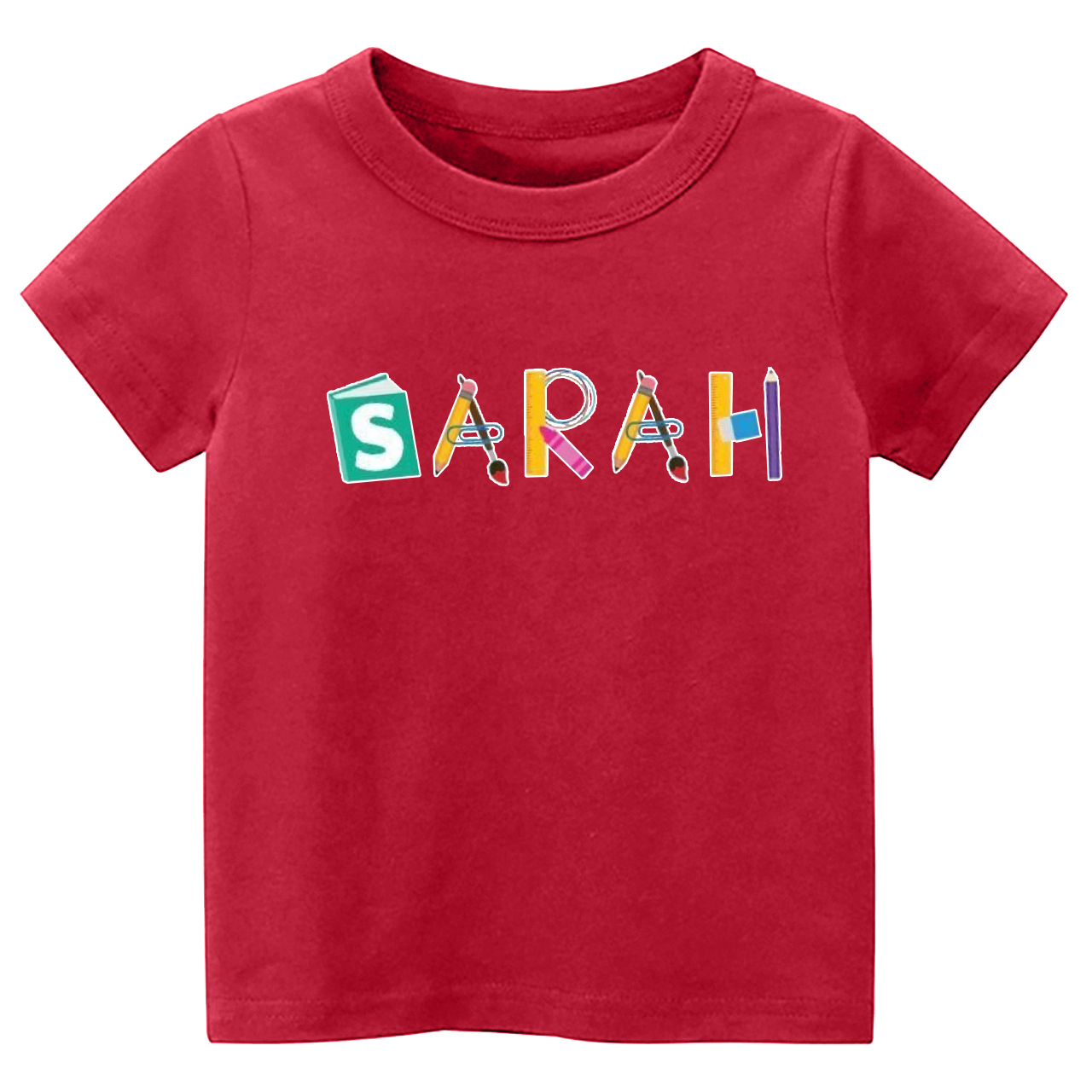 Personalized Book Pencil Back To School Toddler Shirts