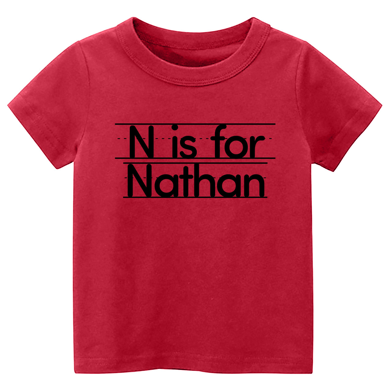 Custom Initial Back To School Shirt