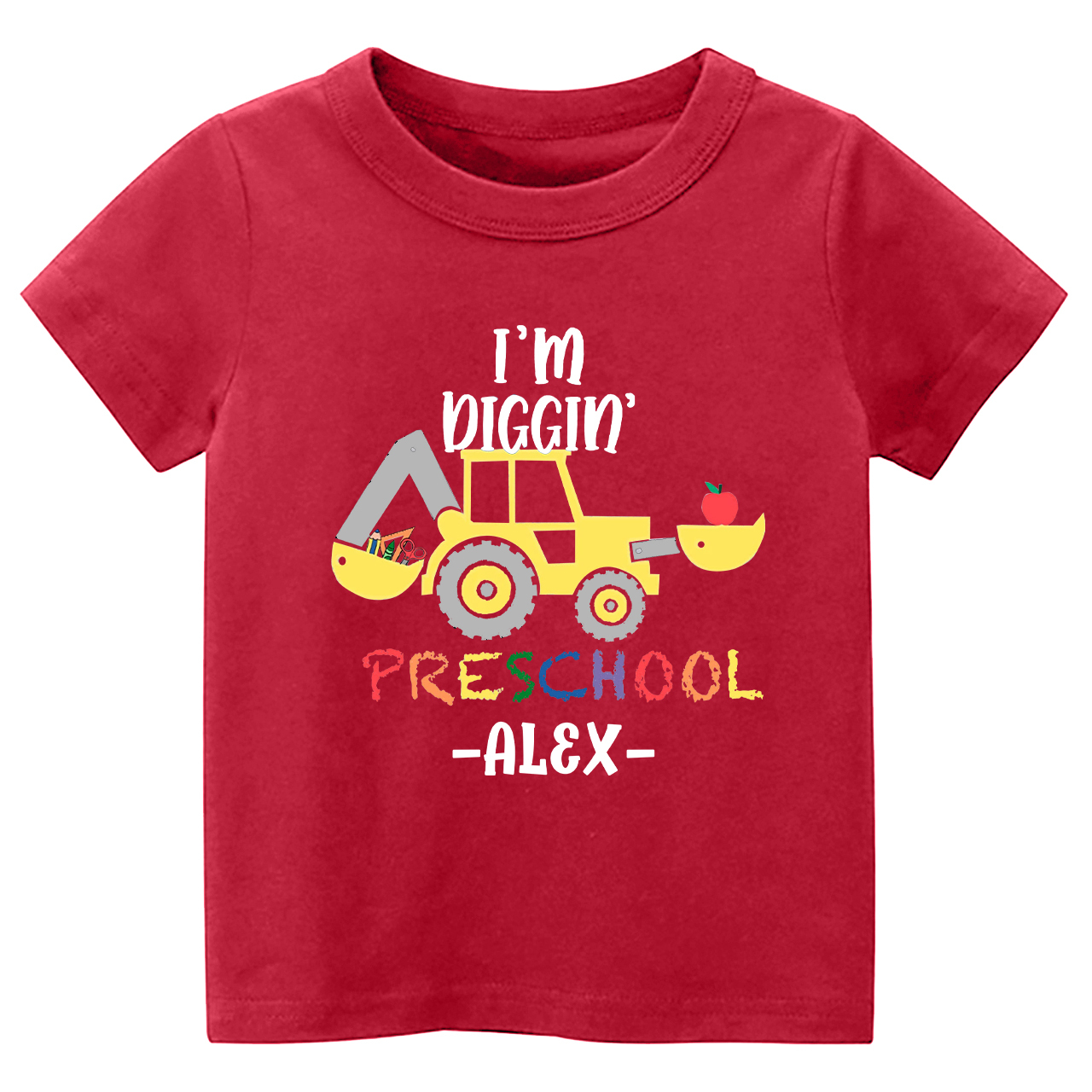 I'm Diggin' Personalized Preschool Shirt