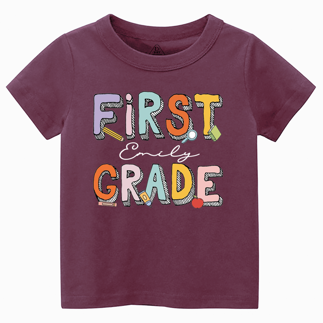 Personalized Back to School Bundle Toddler&Kid's Tees Osebee