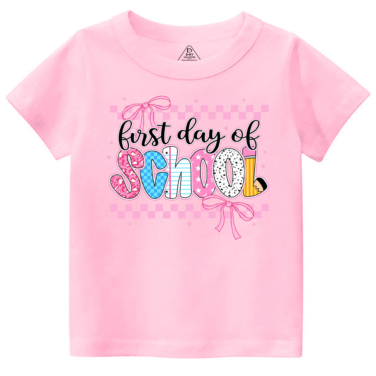 Coquette First Day Of School Toddler&Kid's Tees Osebee