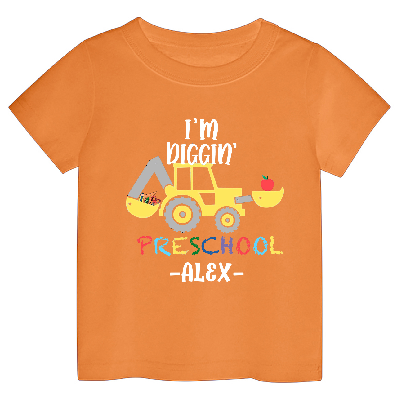 I'm Diggin' Personalized Preschool Shirt