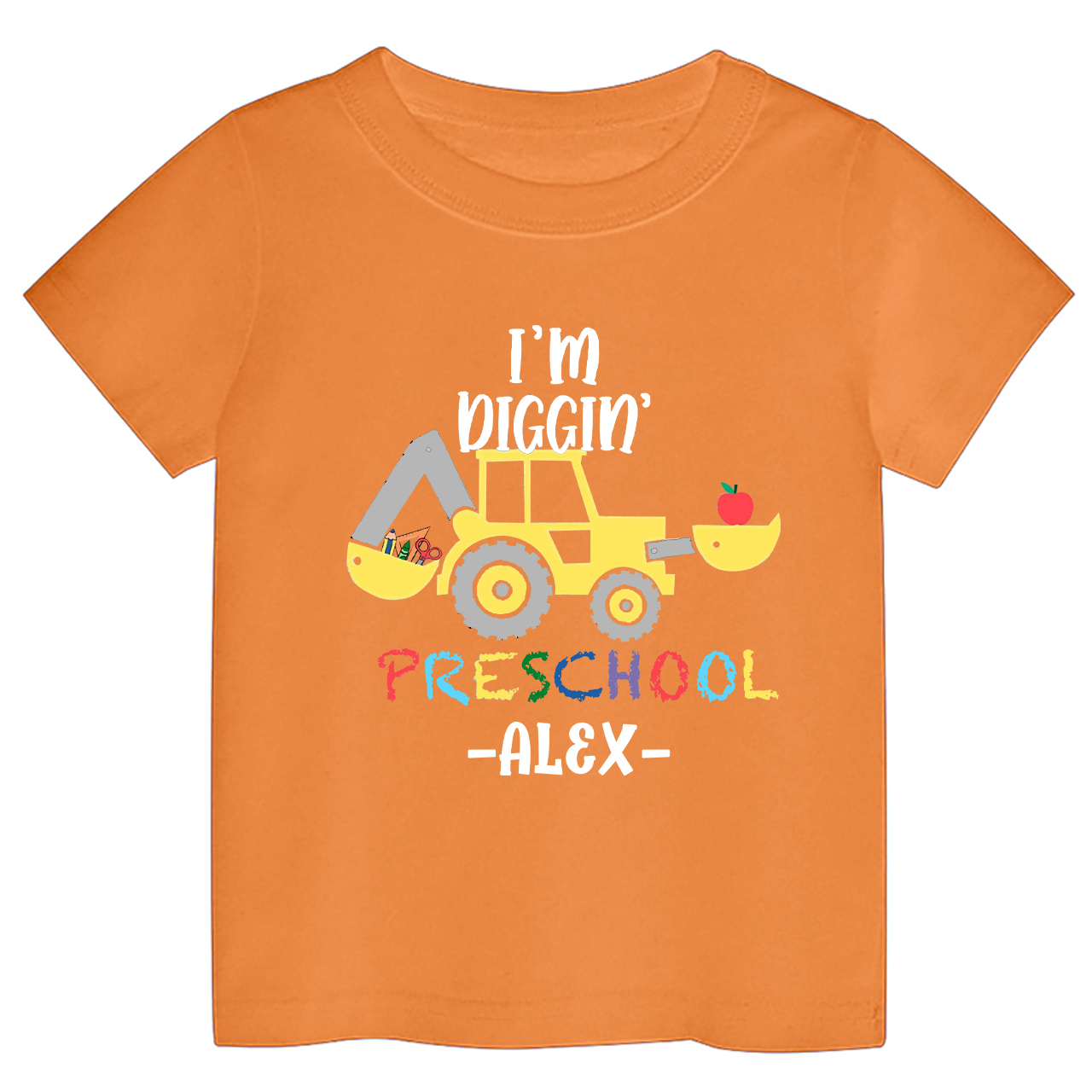 I'm Diggin' Personalized Preschool Shirt