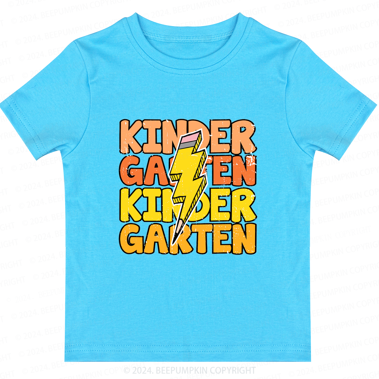 Kindergarten Lightning Bolt Back To School Shirt