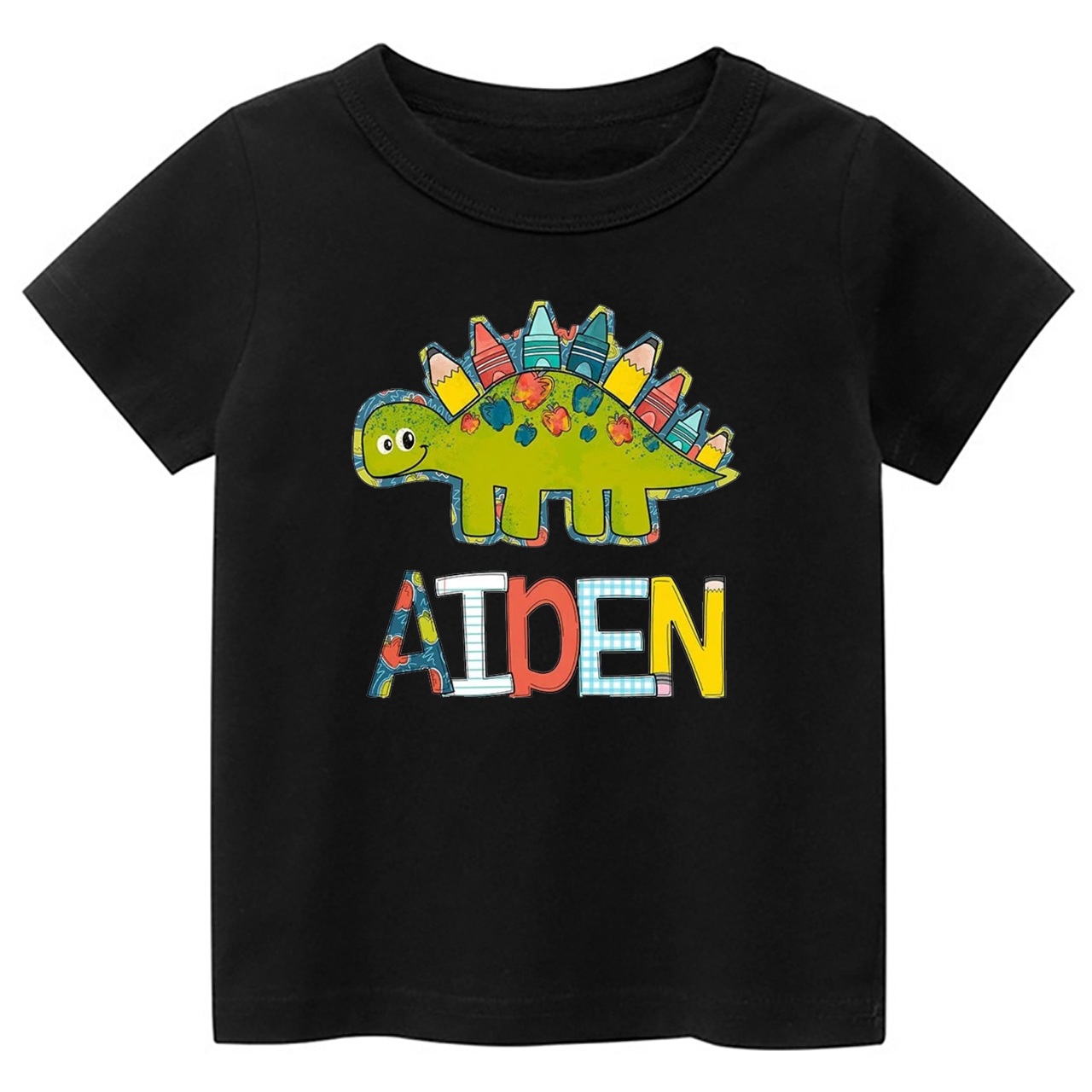 Personalized Back to School Dinosaur Kids Shirts