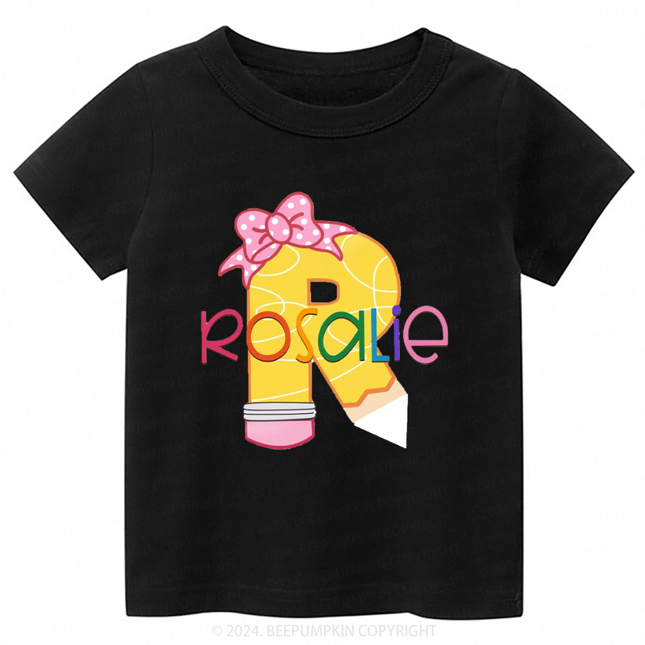 Personalized Pencil Back To School Shirt