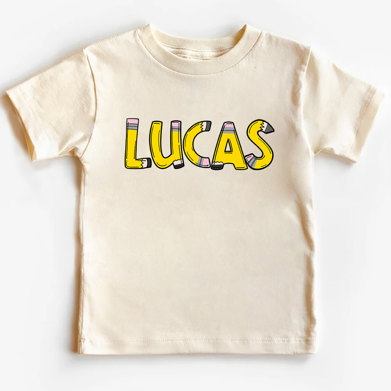 Personalized Pencil Back To School Toddler Shirts