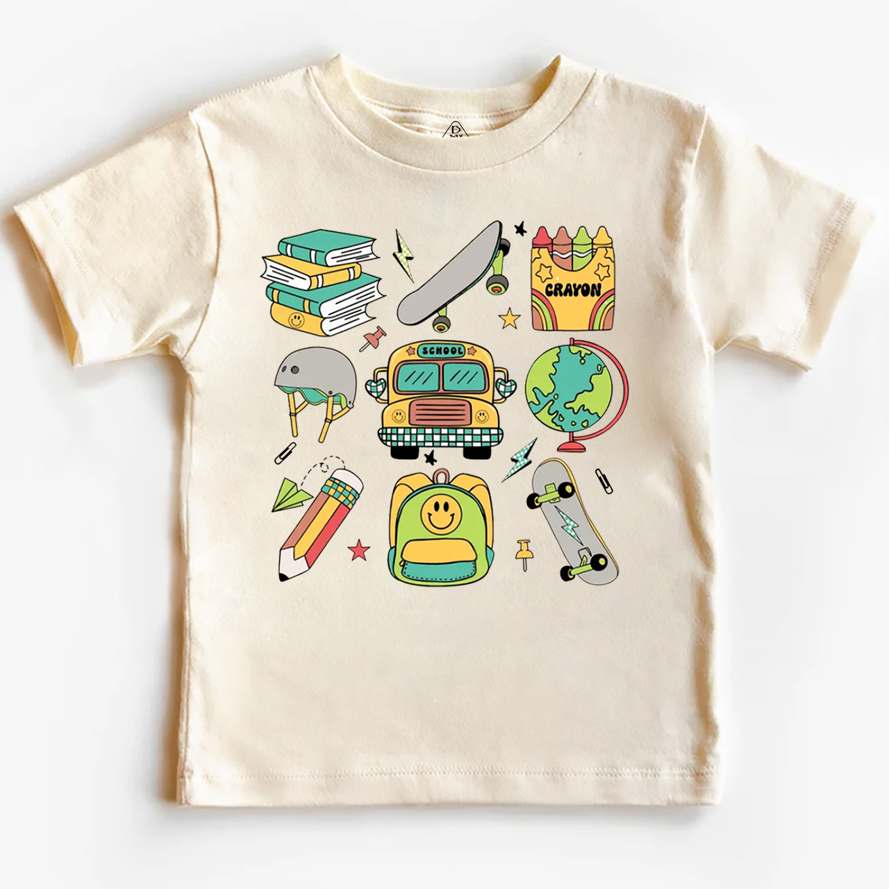 Boys Retro Back To School Toddler&Kid's Tees Osebee