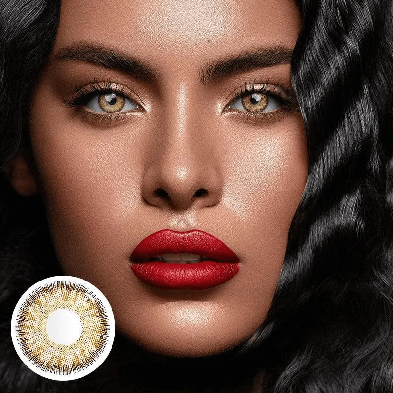 Angel ICE Brown | 1 Year【Prescription】-everylenses