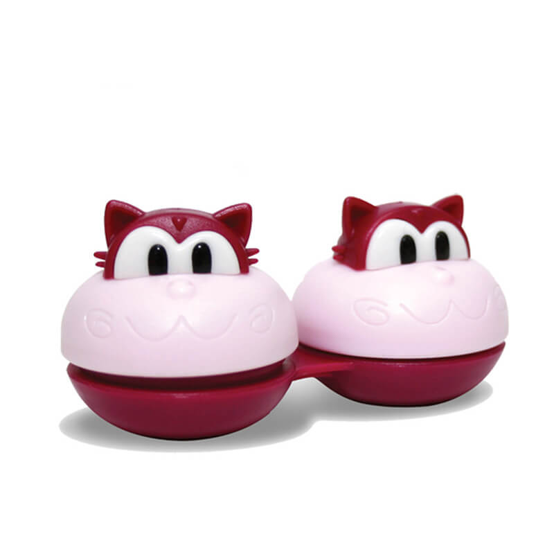 Safe Antibacterial Cartoon Contact Lens Case