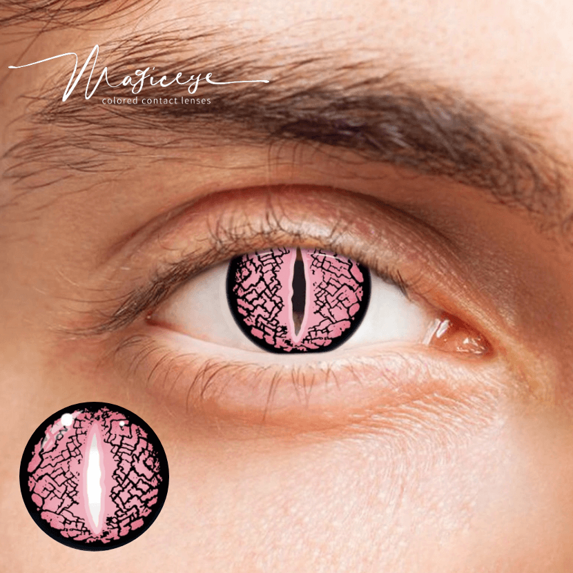 【Halloween&Cosplay】Lizard Eye Pink-everylenses