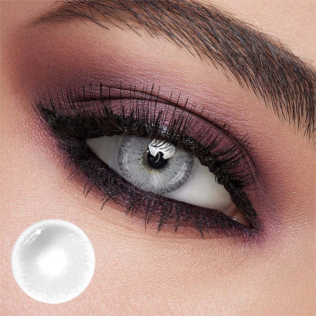 Lemon Greyish Snow Flake White | 1 Year-everylenses