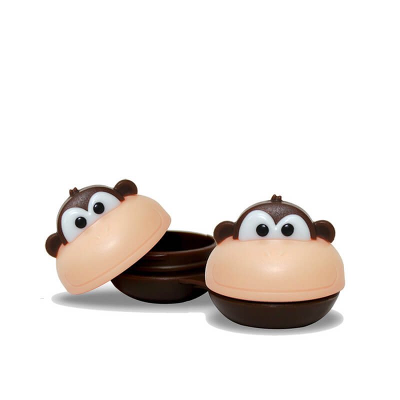 Safe Antibacterial Cartoon Contact Lens Case