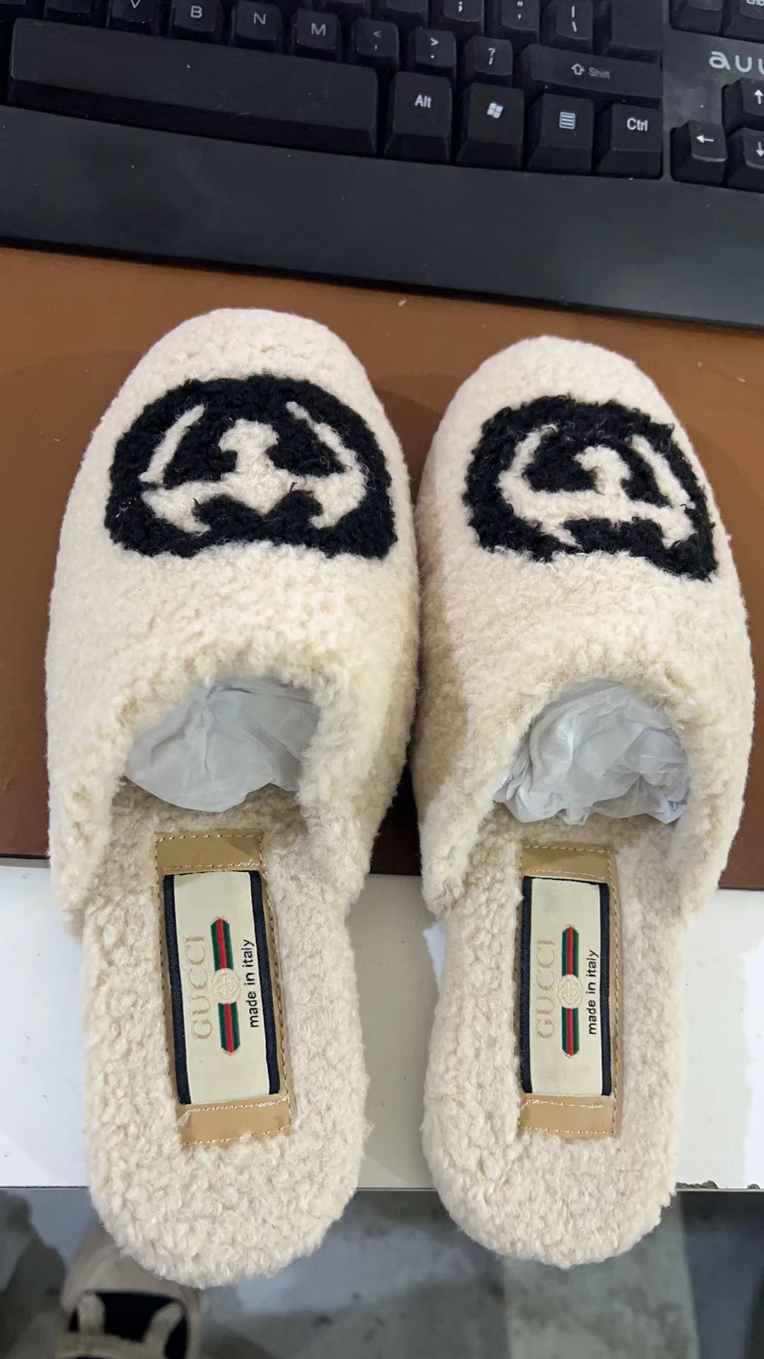 Gucci Winter slippers women's indoor hot slippers