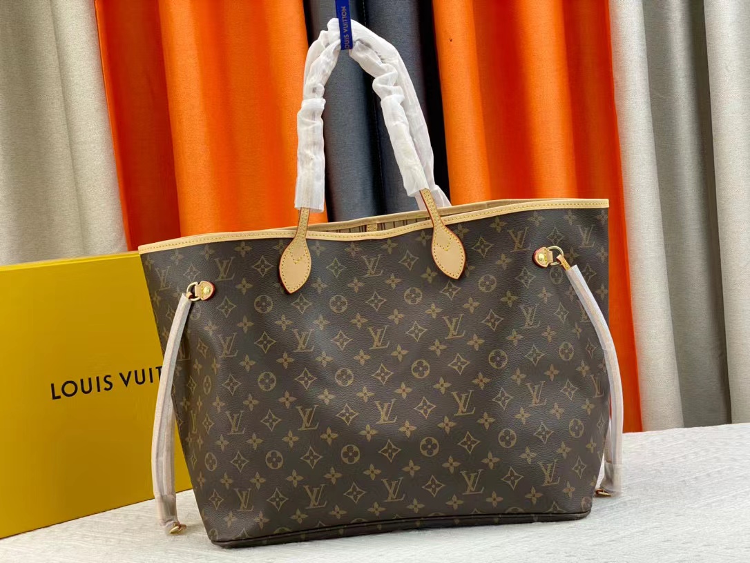 LV neverfull large shopping bag