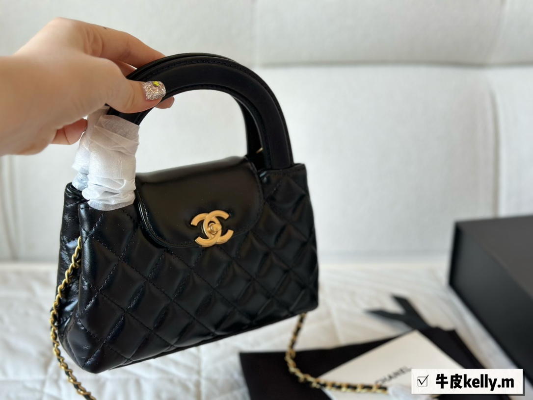 Chanel new 23k kelly bag