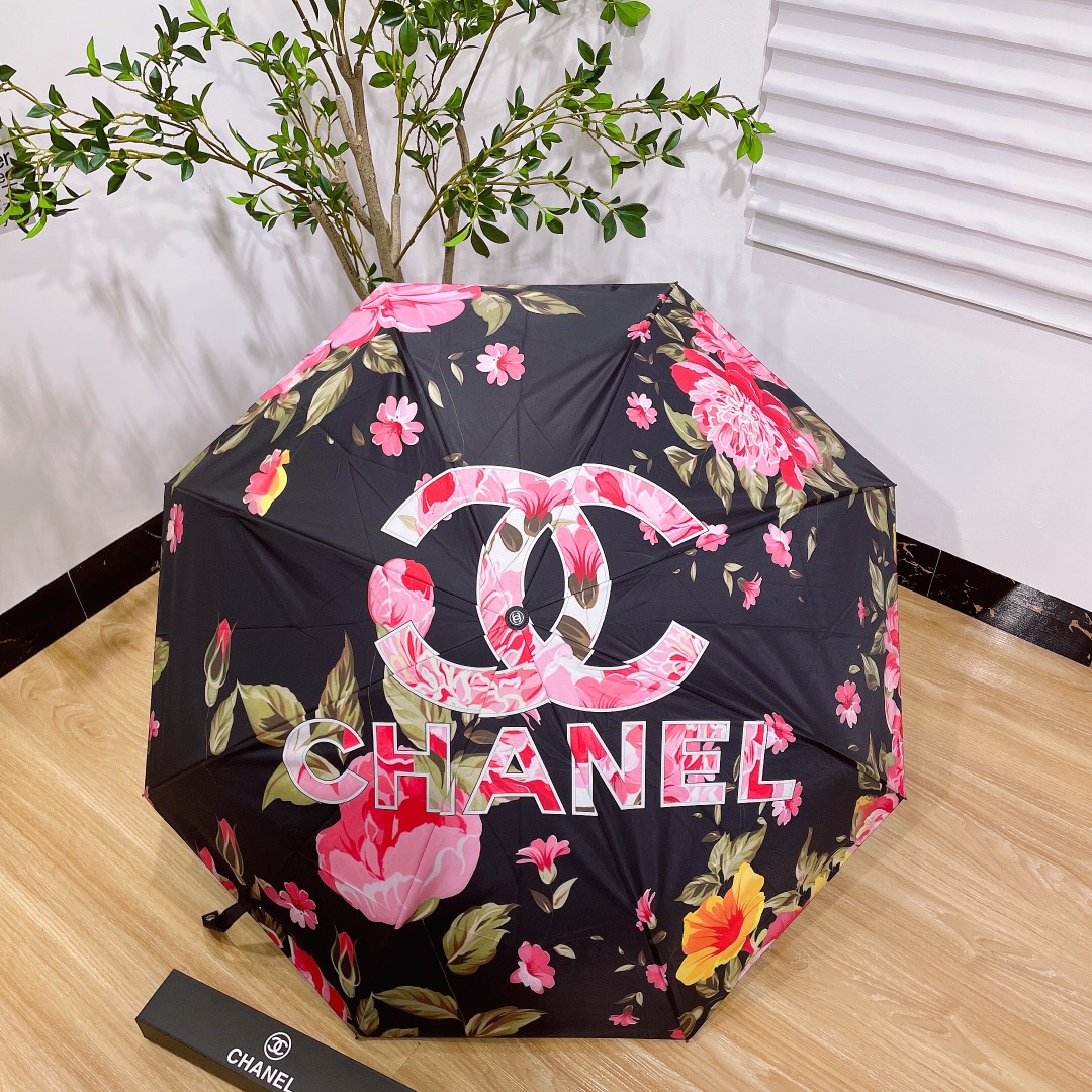 Chanel Fragrance Fully automatic folding umbrella