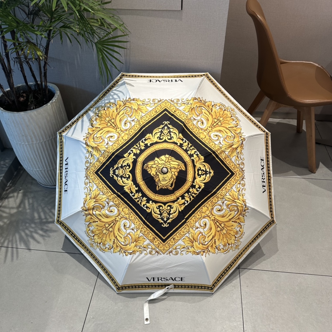 Versace new three-fold self-folding umbrella