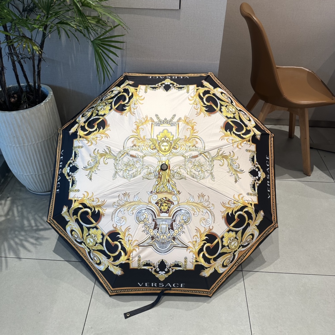 Versace Triple folding self-folding umbrella
