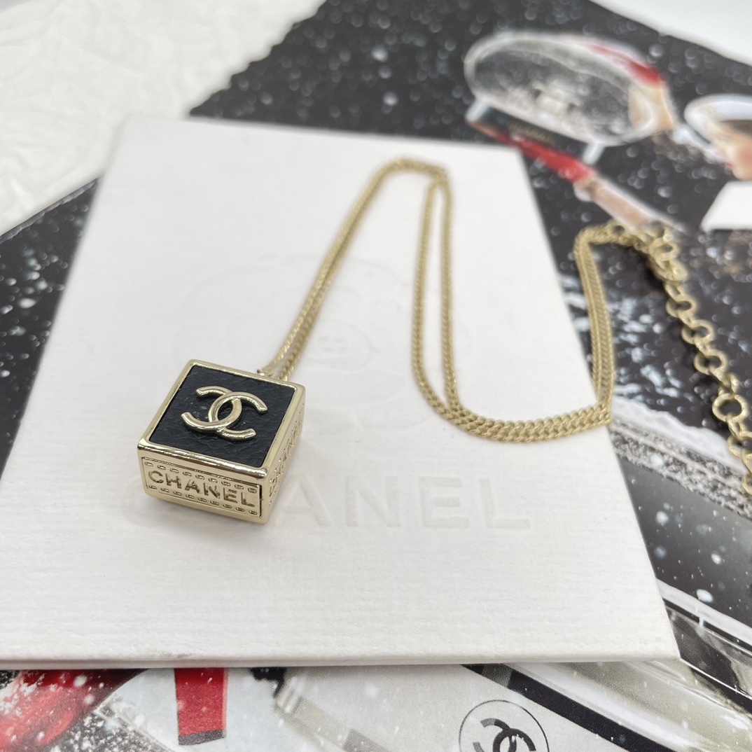 Chanel Square Sweater Necklace