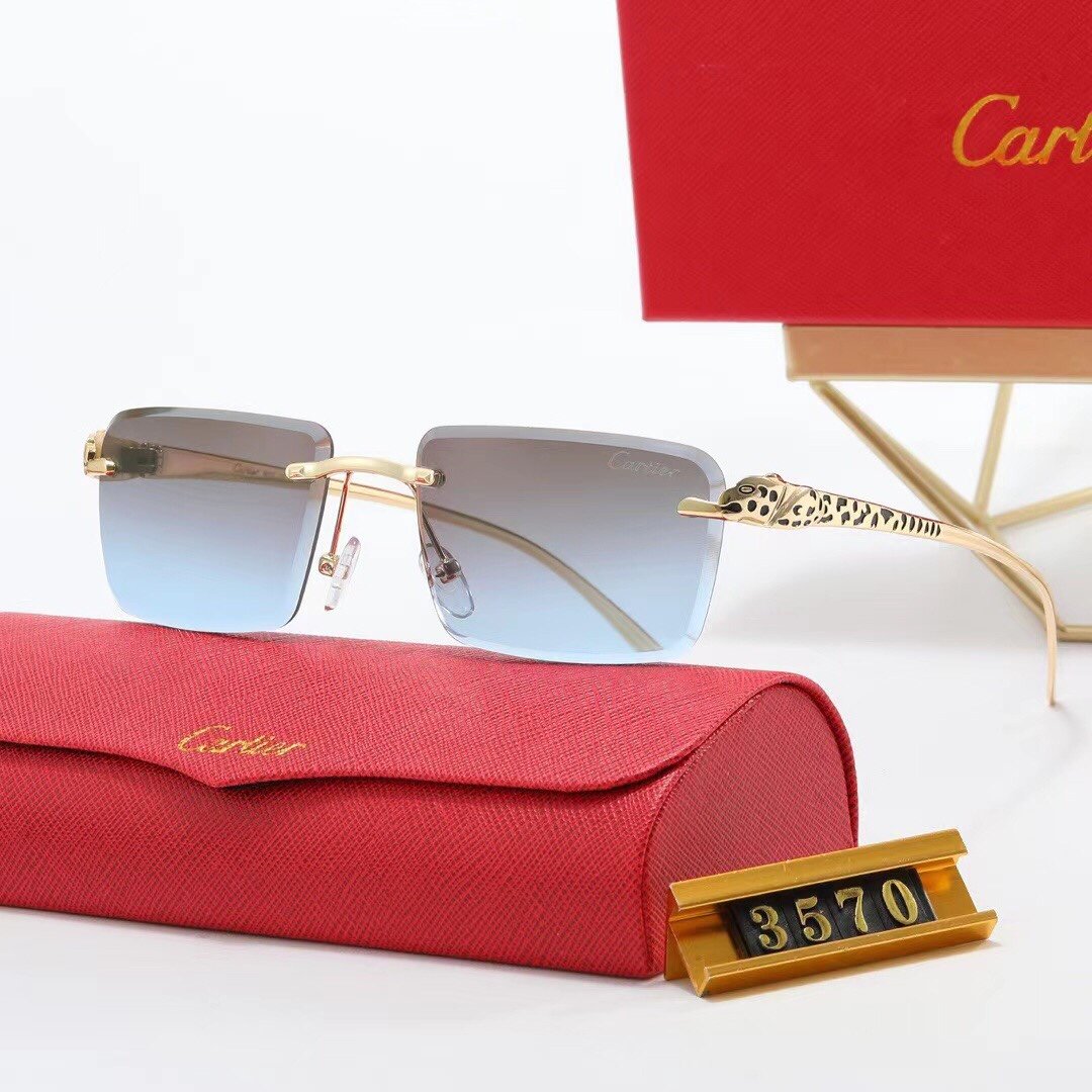 Cartier 3570 unisex fashionable glasses