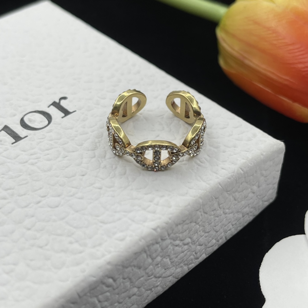 Dior Diamond Open Ring