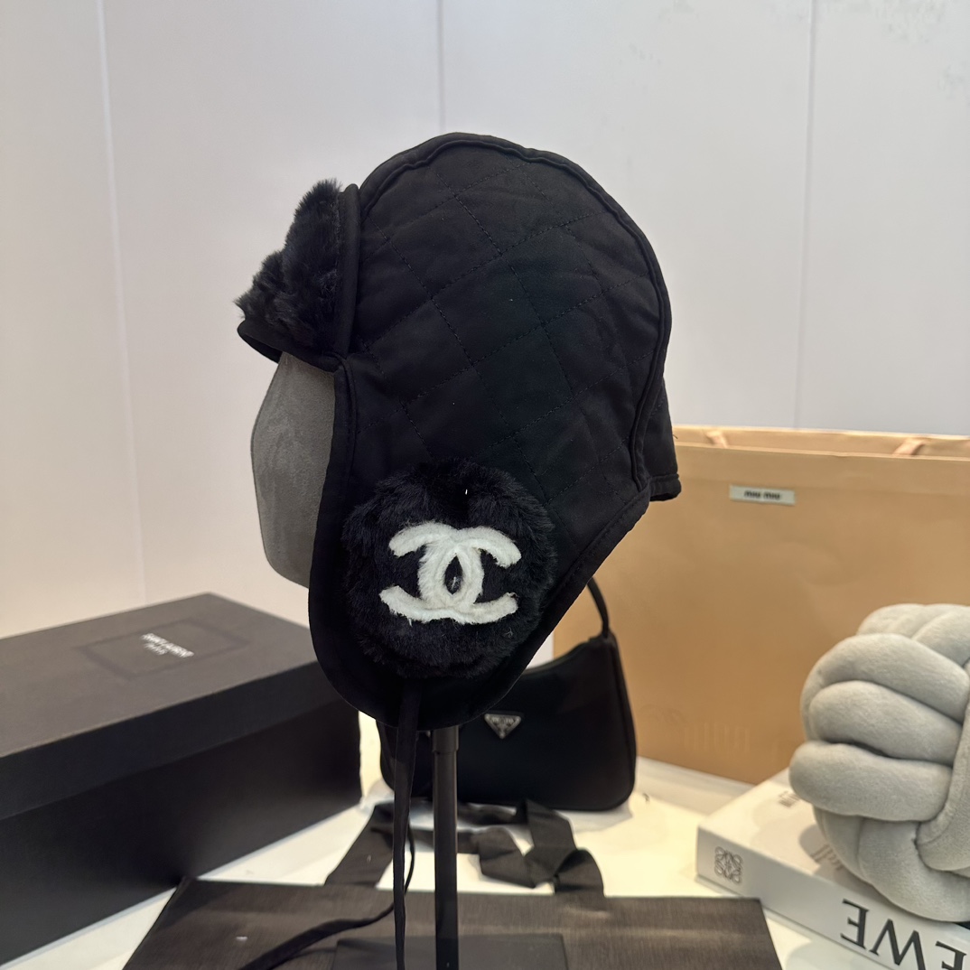 Chanel Classic Fur Lei Feng Ear Protection Hat