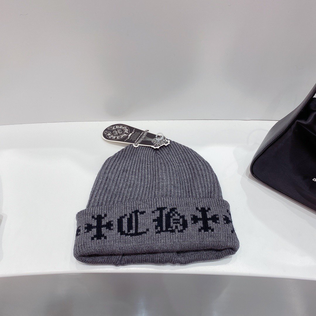 Chrome Hearts autumn and winter knitted woolen hat
