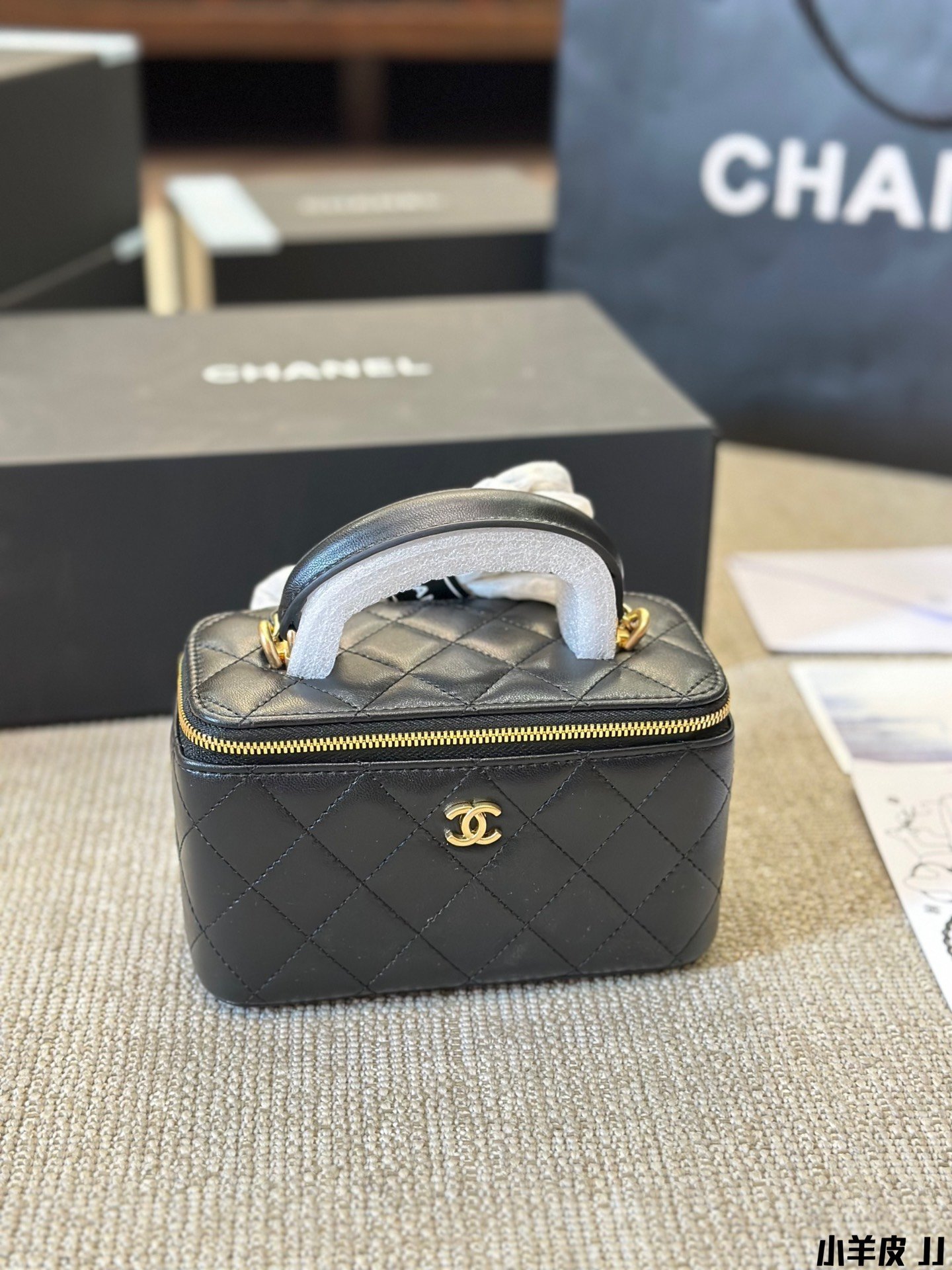 Chanel leather handbag