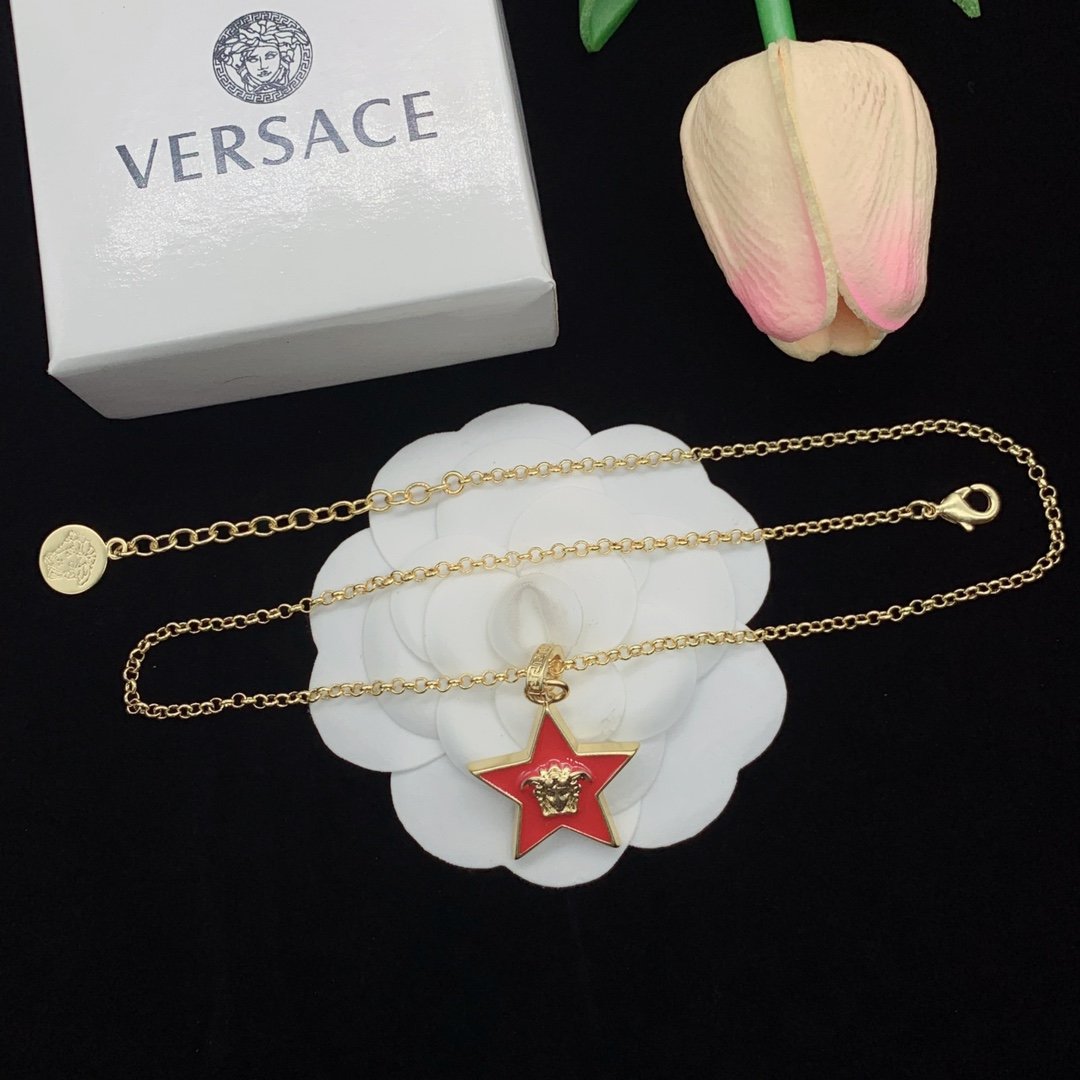 Versace Five pointed Star Necklace/Bracelet