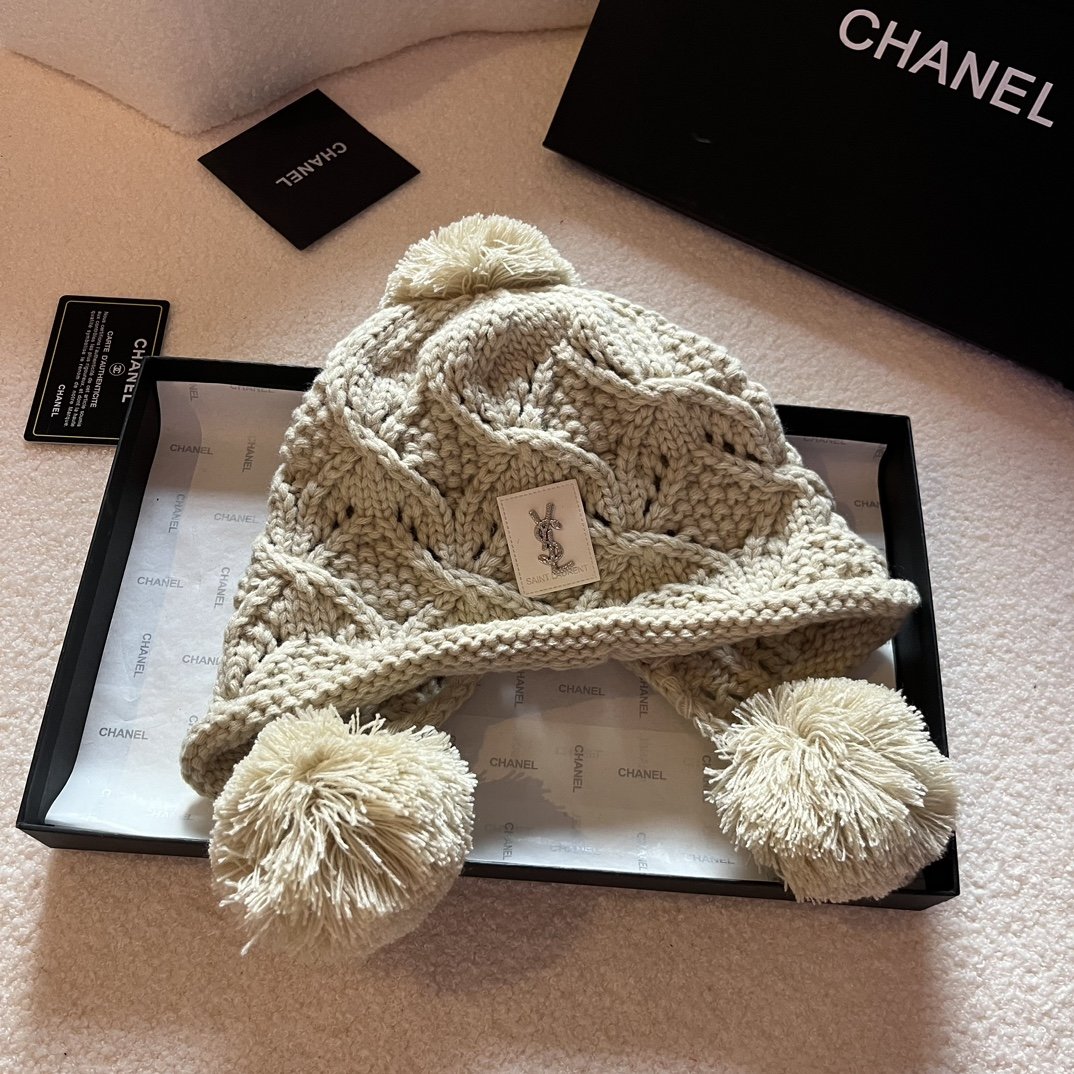 YSL Autumn/Winter Warm Knitted Ear Protection Hat
