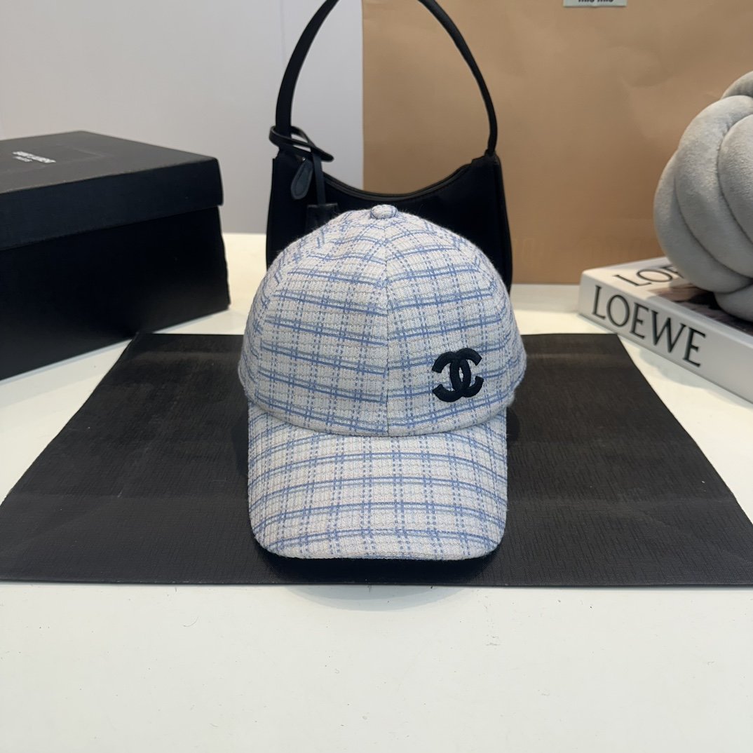 Chanel woolen baseball cap