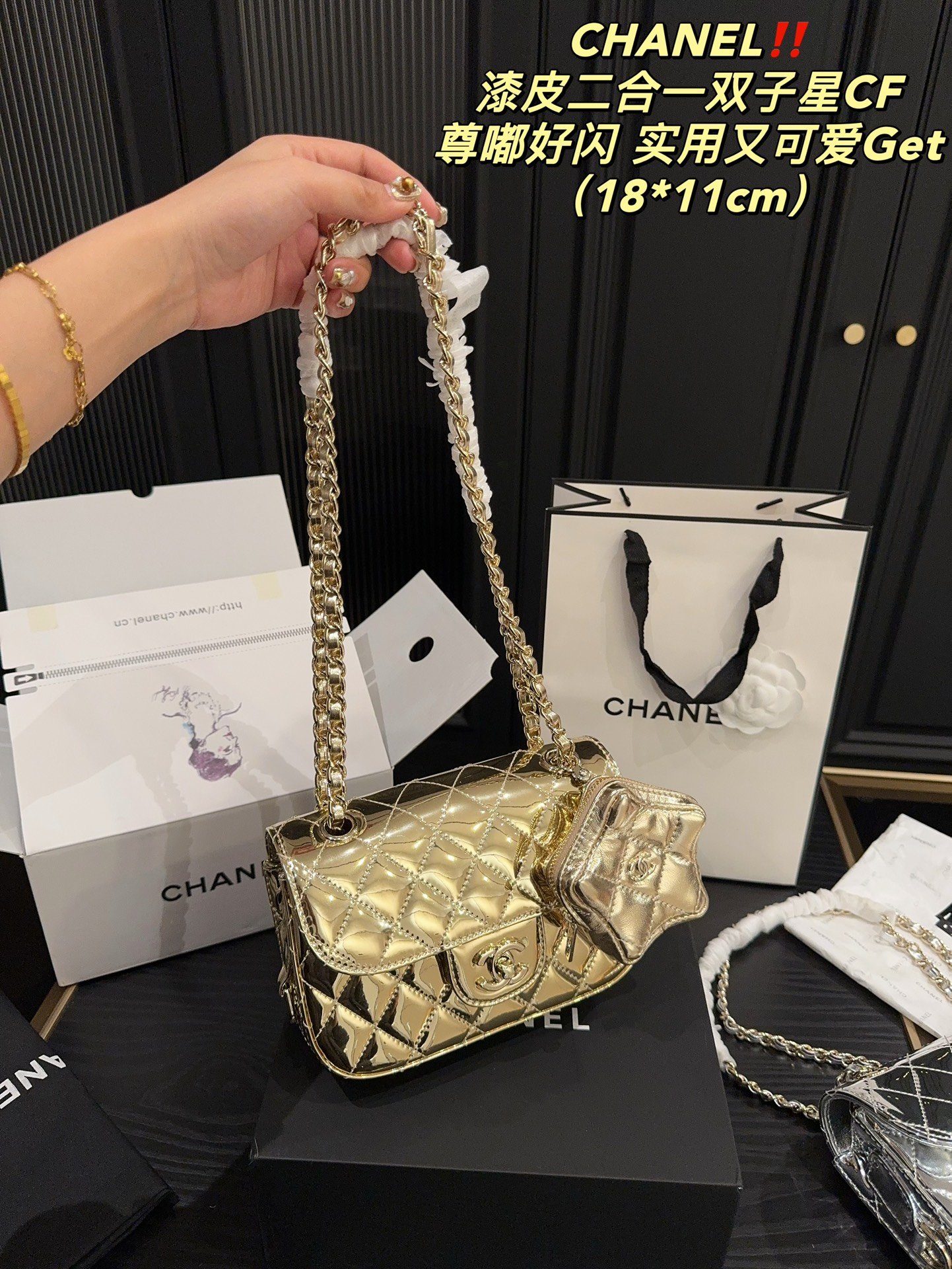 Chanel Fashion Chain Bag with Wallet