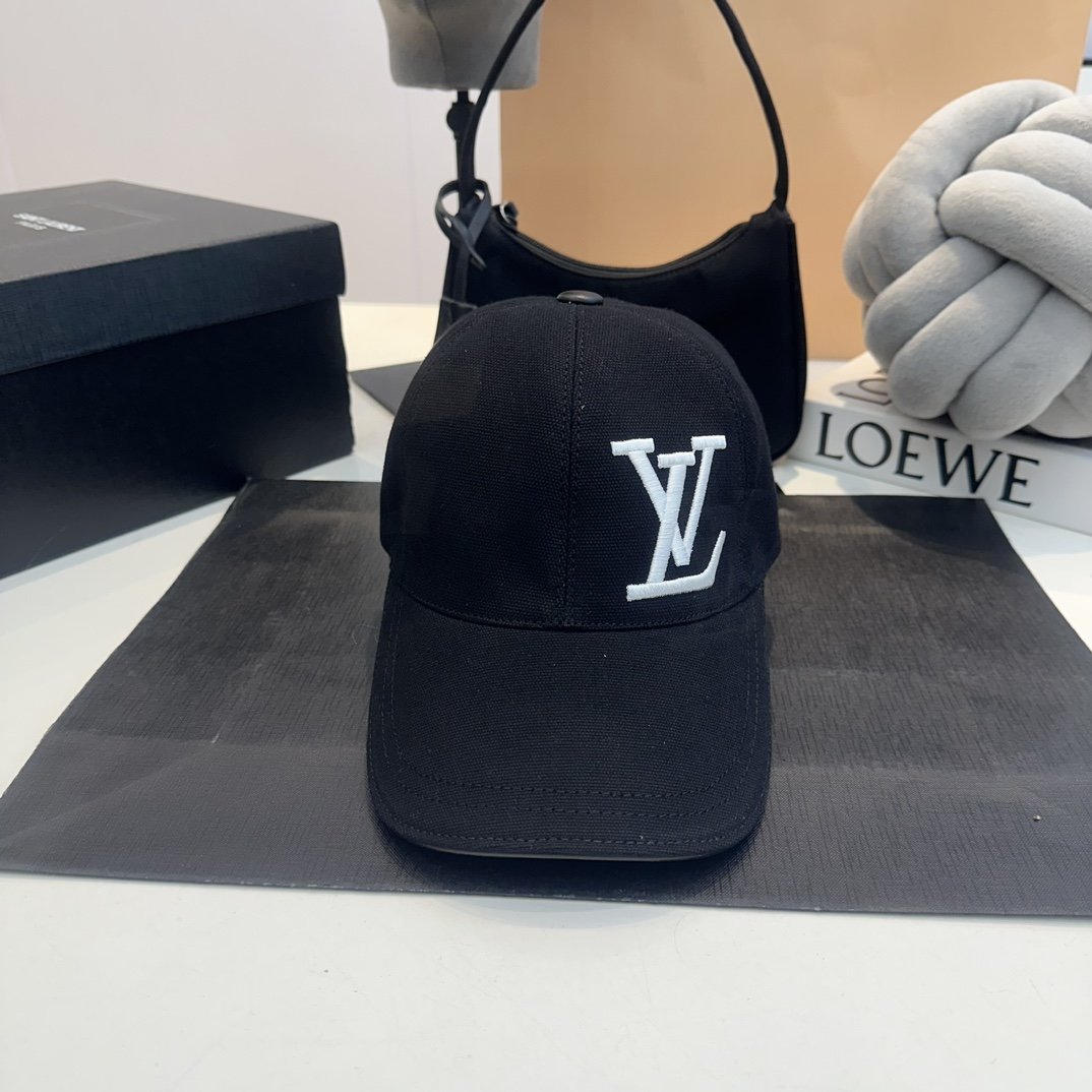 LV Classic Logo Baseball Hat
