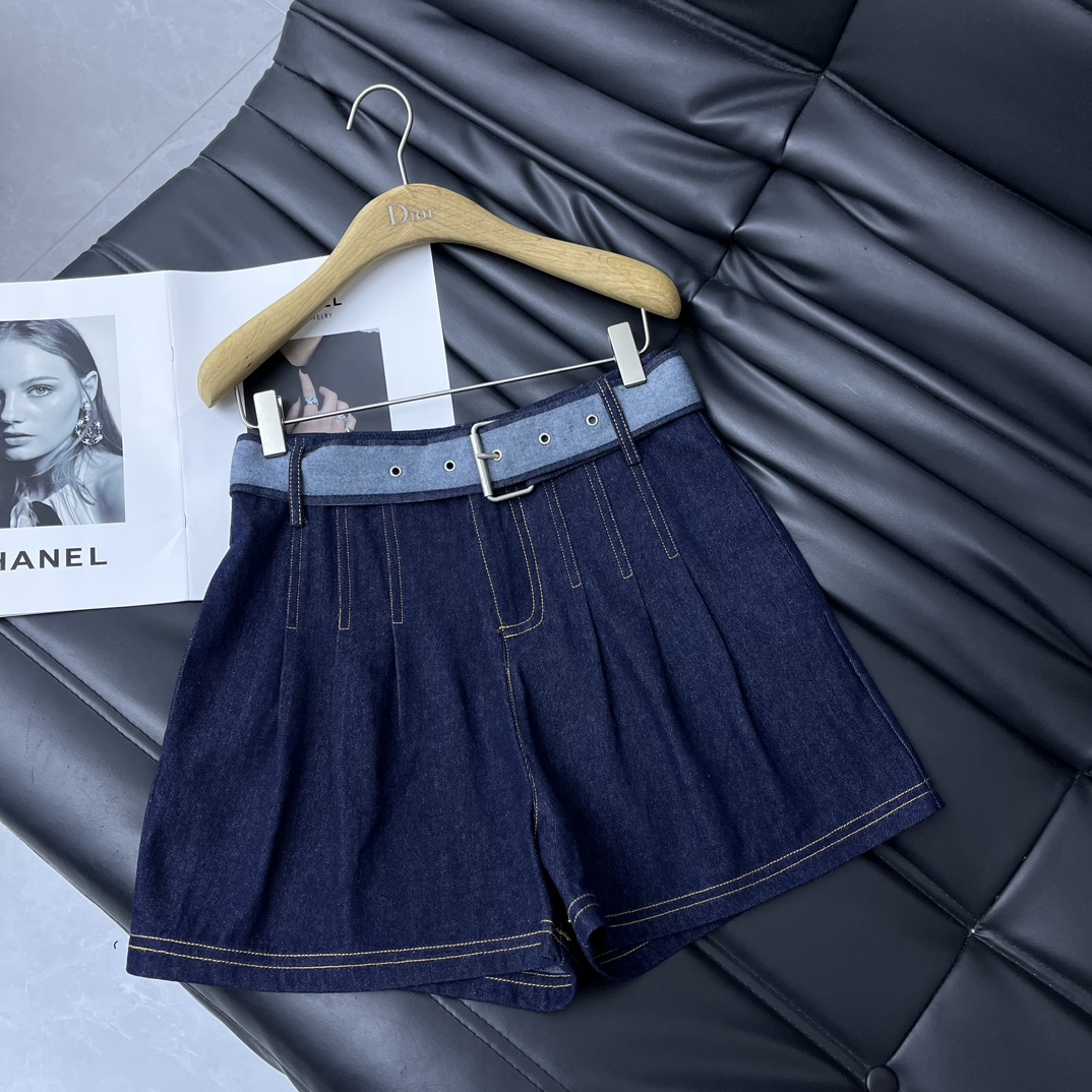 Dior 2024 new product letter belt shorts