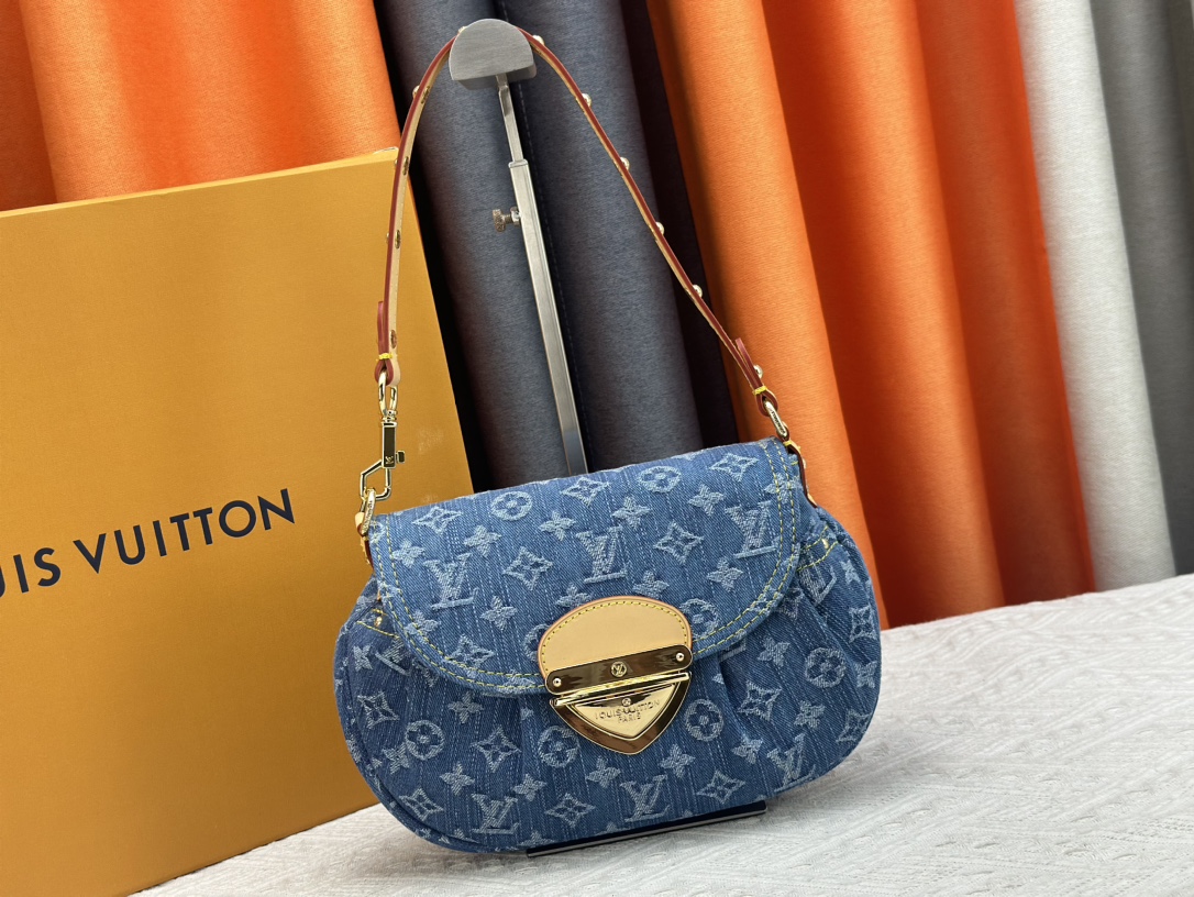 LV Louis Vuitton Sunset Monogram Denim Handbags