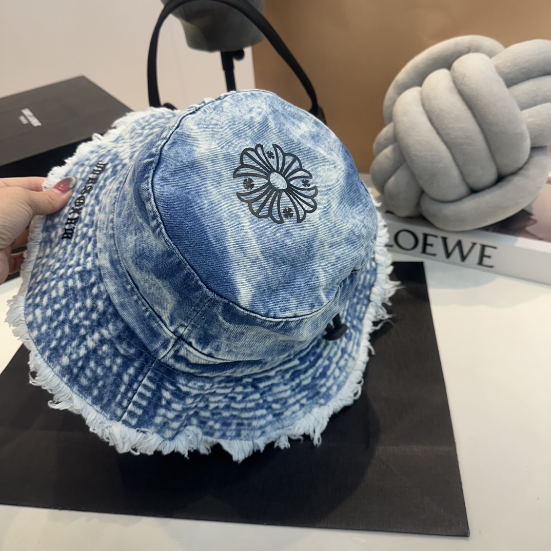 Chrome Hearts 🖤 Denim Bucket Hat
