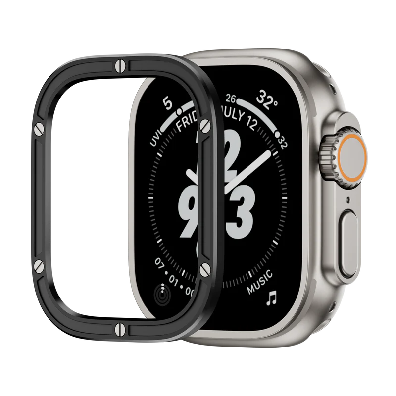 Immortal Steel Nail Protection Circle For Apple Watch Ultra