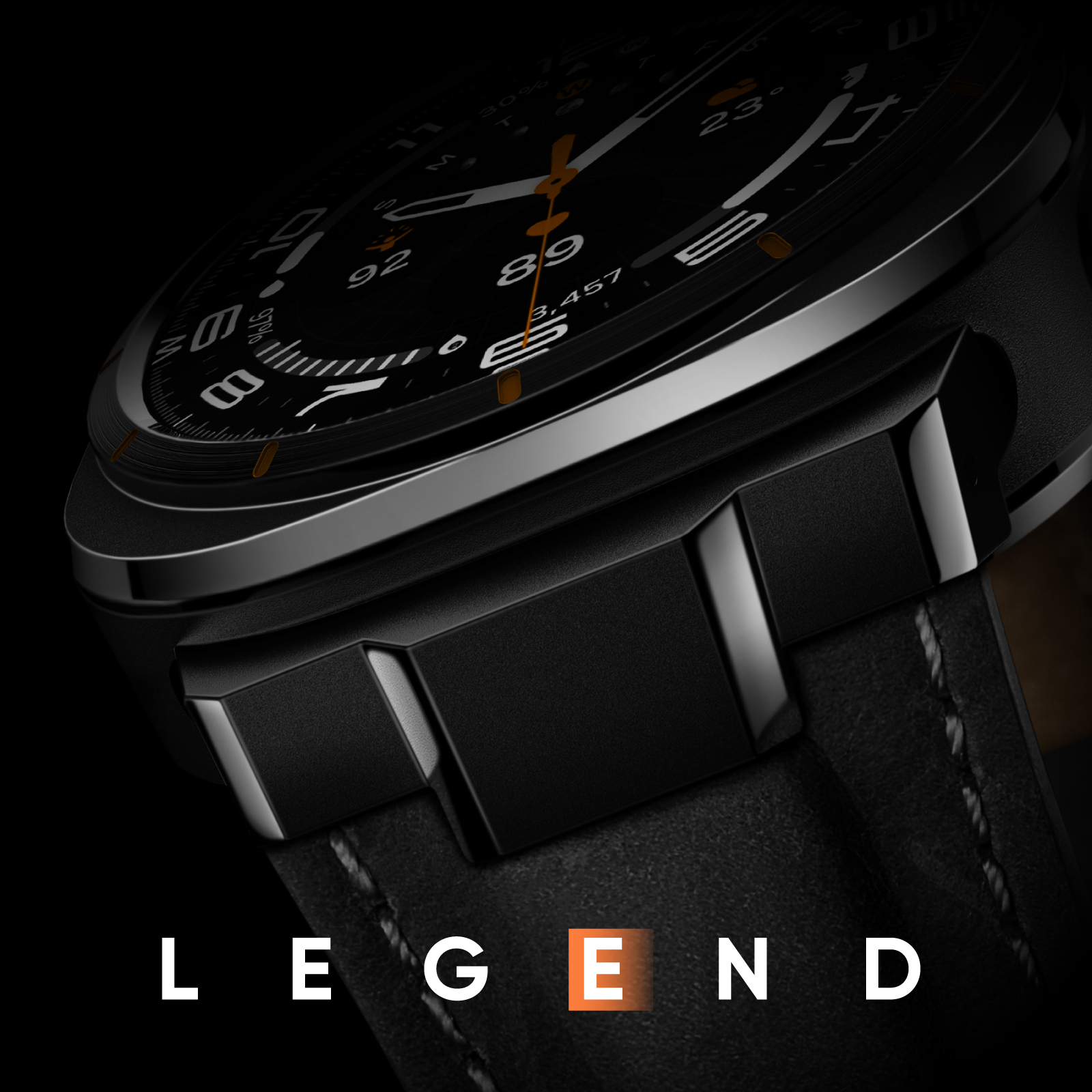 Suitisbest Genuine Leather Band Compatible with Galaxy Watch Ultra Bands 47mm - Zero-Gap Precision Fit with Designer Metal Connectors for Samsung Ultra 2025 2024 - Rugged Crazy Horse Strap for Men