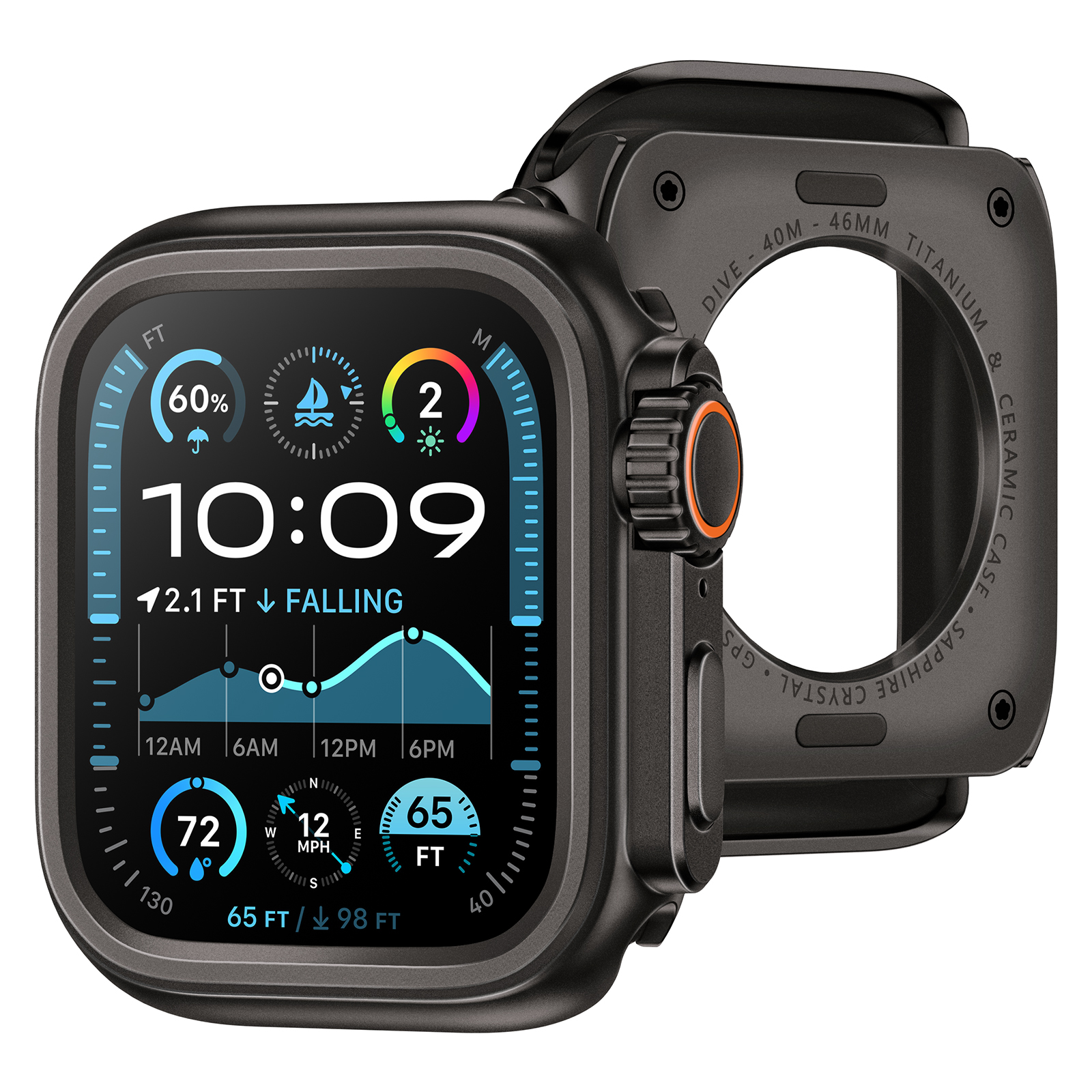 Turn-to-Ultra Metal Case for Apple Watch