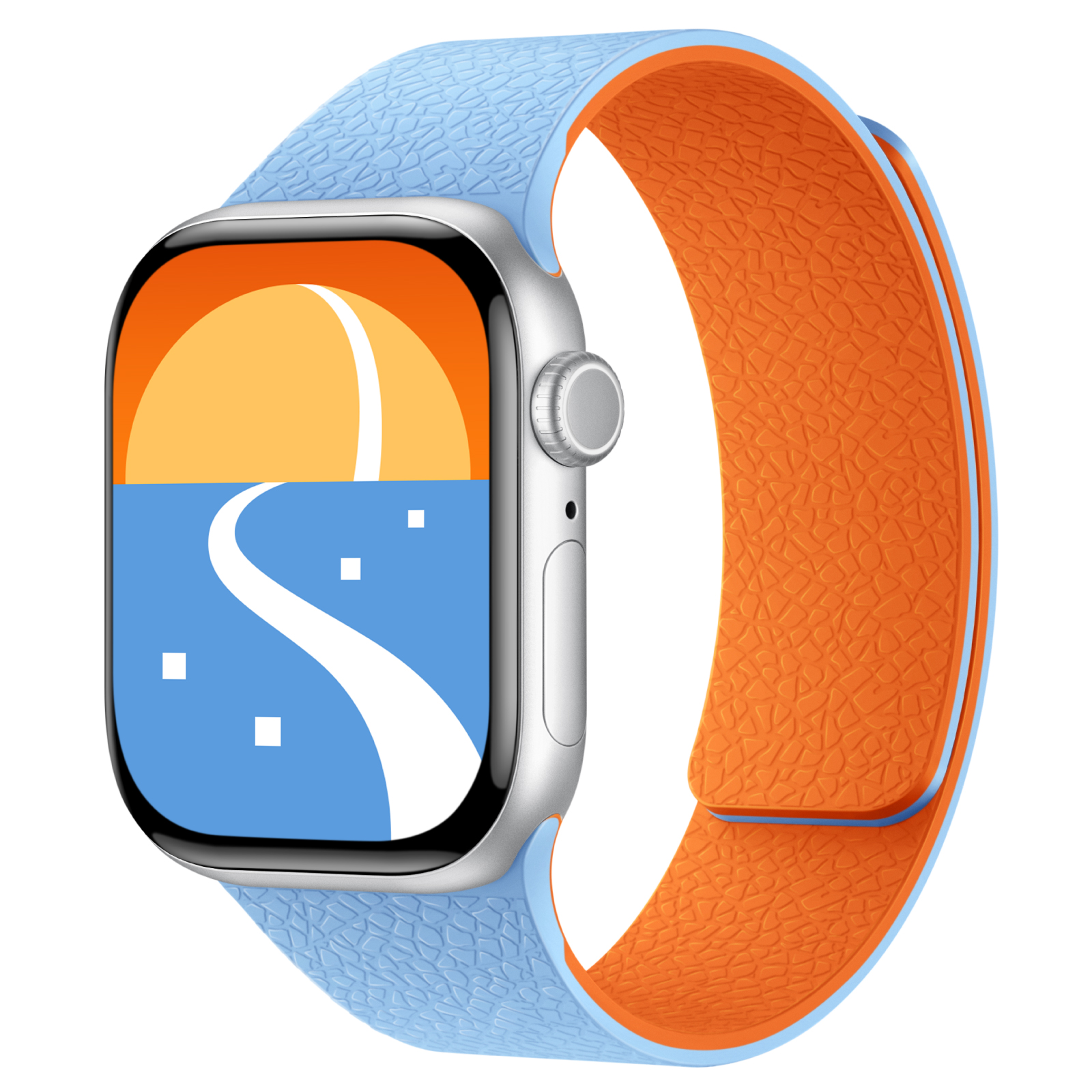 Snap Duo Flow - Magnetic Silicone Band for Apple Watch
