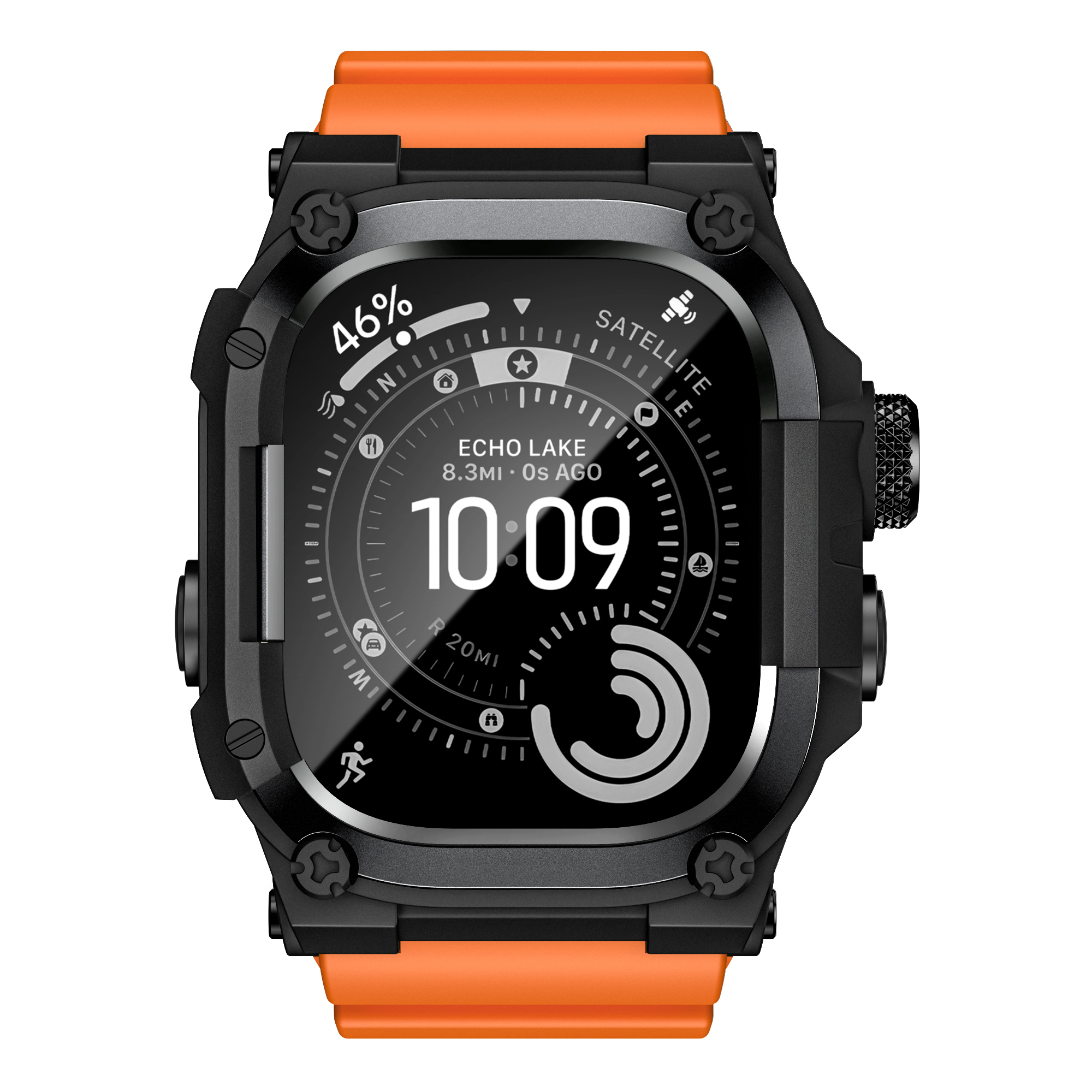 Suitisbest Shockproof Case with Sport Band for Apple Watch Ultra