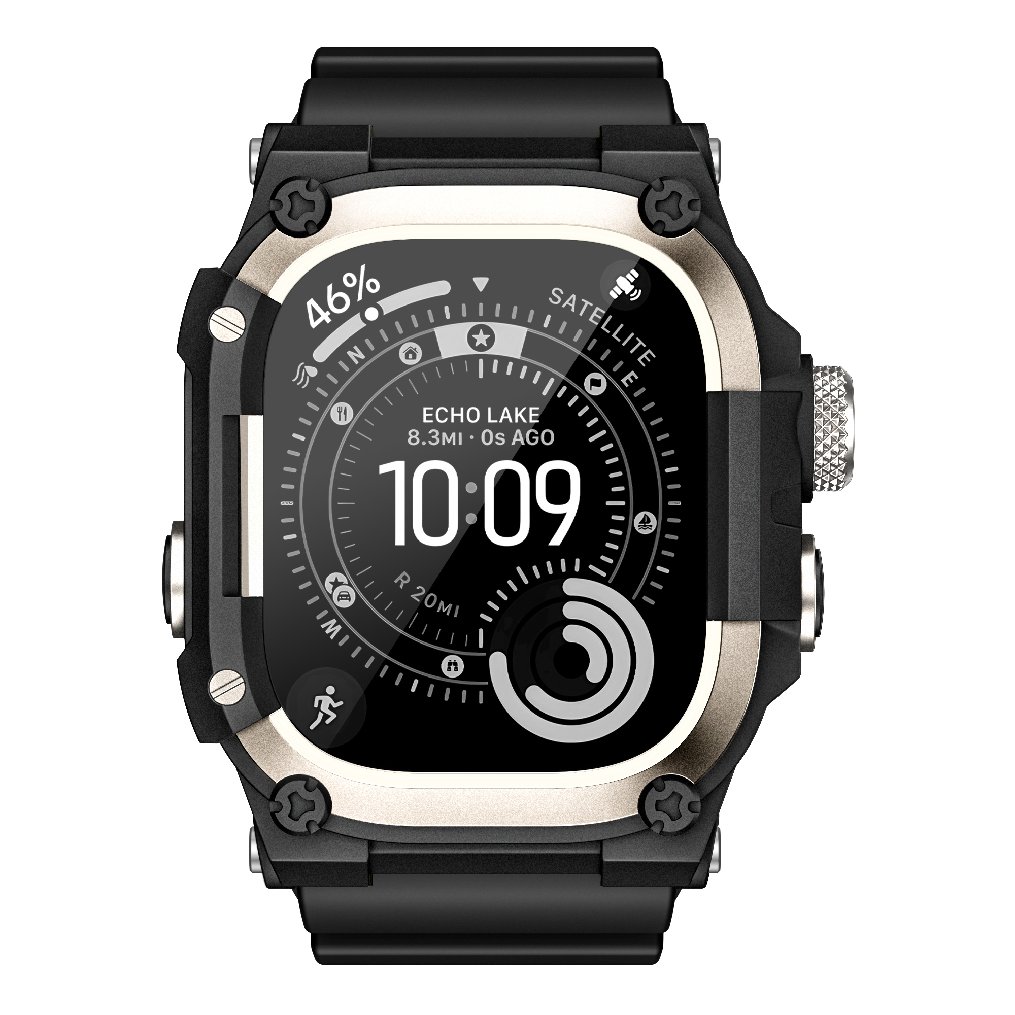 Suitisbest Shockproof Case with Sport Band for Apple Watch Ultra