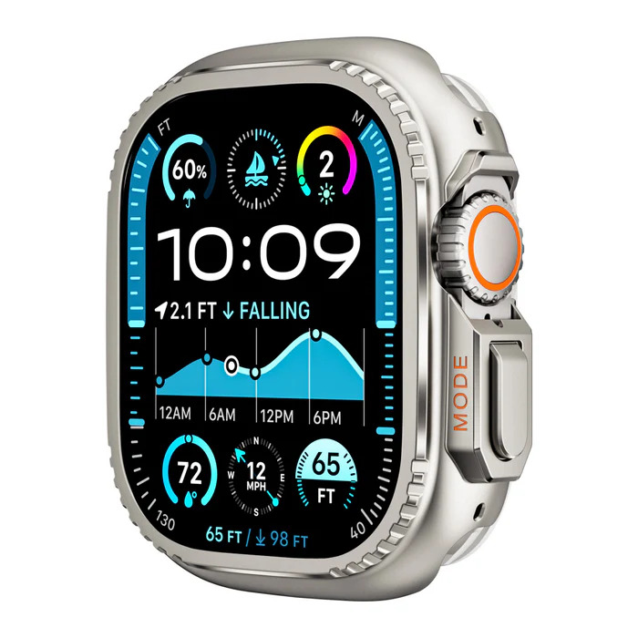 Suitisbest 316L Stainless Steel Case with Band for Apple Watch