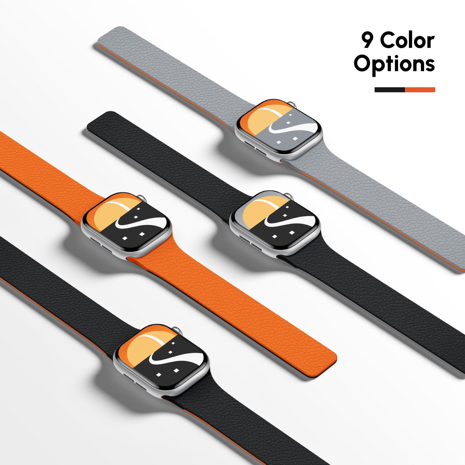 Snap Duo Flow - Magnetic Silicone Band for Apple Watch