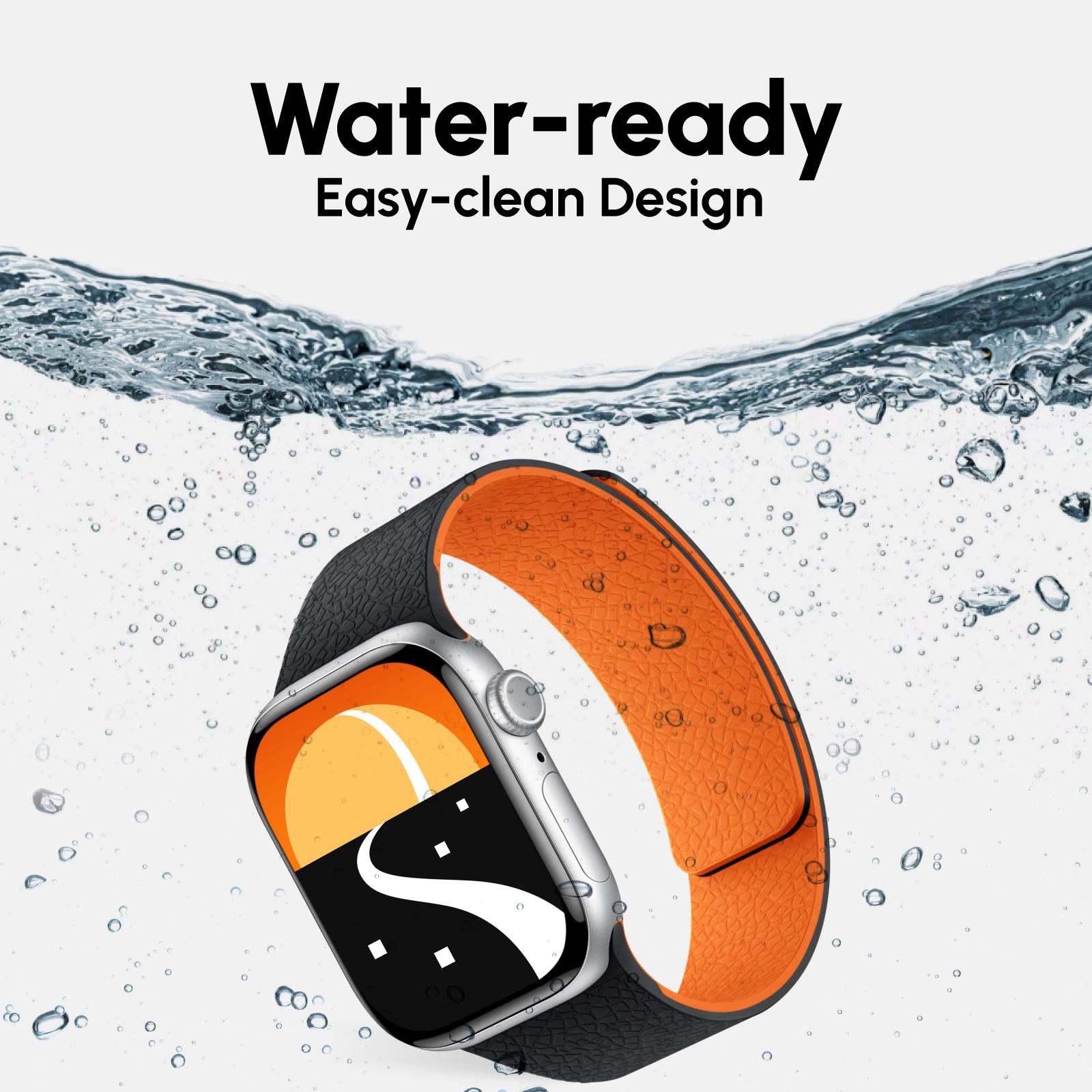 Snap Duo Flow - Magnetic Silicone Band for Apple Watch