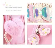      mochila desenho animado anime mochila kawaii linda mochila detalhes 1