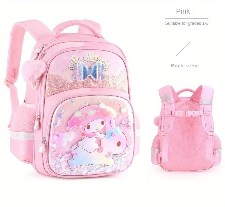       mochila desenho animado anime mochila kawaii linda mochila detalhes 3