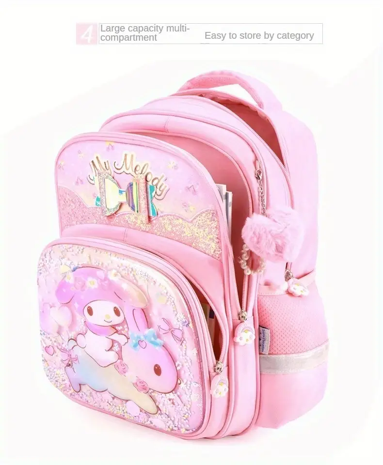       mochila desenho animado anime mochila kawaii linda mochila detalhes 10