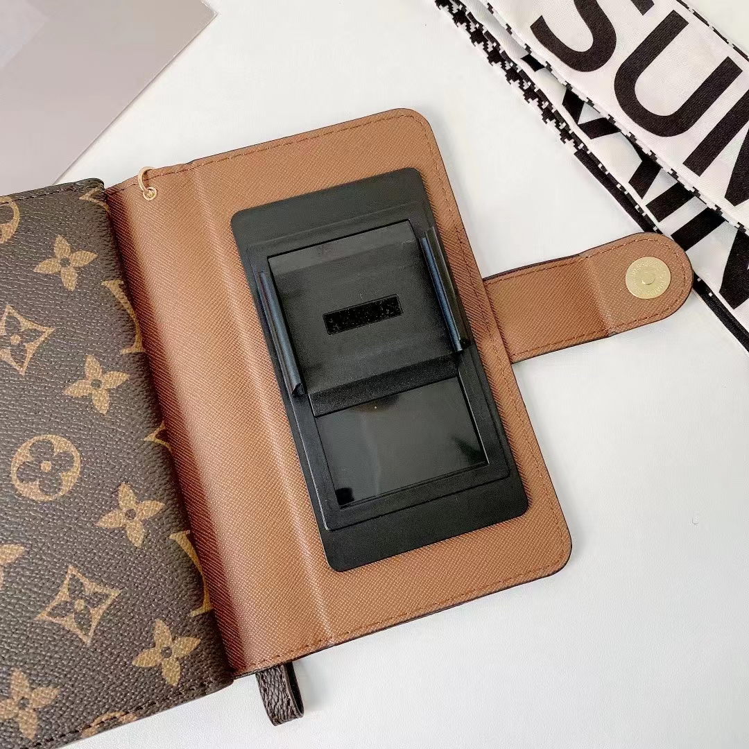 Luxurious leather card holder iPhone exclusive mobile phone case